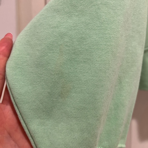 NIKE WOMEN SPORTSWEAR ESSENTIAL CREWNECK (CUCUMBER CALM / WHITE) SIZE XS - Picture 7 of 9